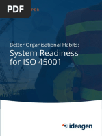 Prepare and Align For ISO45001