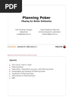 Planning Poker: Playing For Better Estimates