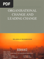 Organisational Change and Leading Change