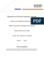 Tipos de Parafrasis y Resumenes