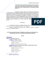 Convenio Colectivo Personal Laboral Comunidad de Madrid PDF