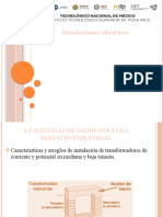 Transformadores y Su Sitema de Medicion