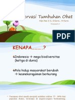 Konservasi Tumbuhan Obat