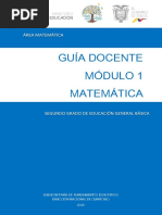 GUÍA M1 2EGB Matemática