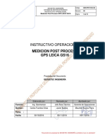 GEO-PST-016-I-56 Medicion Post Proceso GPS LEICA GS16 Rev 00