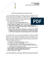 Ejercicios Resueltos Sobre Ampliacion de Capital PDF