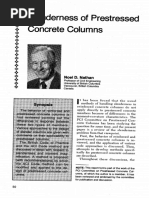 Slenderness of Prestressed Concrete Columns PDF