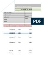 Bug Report Template For Job Portal