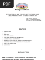 Application of Last Planner System To Improve Labour Productivity at Construction Site