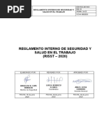 REGLAMENTO INTERNO DE SEGURIDAD RISST (Completo)