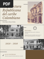 Arquitectura Republicana en El Caribe Colombiano