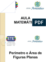 Perímetro e Áreas de Figuras Planas - D11 e D12