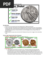 Coins of The New Testament That Jesus and The Apostles Used