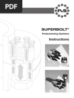 Superbolt Instructions: Pretensioning Systems