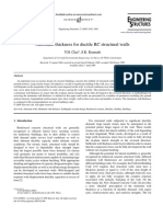 031 - Minimum Thickness For Ductile RC Structural Walls PDF