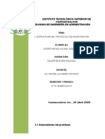 Unidad 2 Estructura Del Protocolo de Investigación