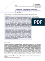 Exploring Children 'S Perceptions of Developing Twenty-First Century Skills Through Computational Thinking and Programming