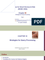 05 - Strategies For Query Processing (Ch18)