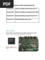 Experiments of HDL Programming Lab: Numbers and Display With ISE Design Suite 14.7 Experiment