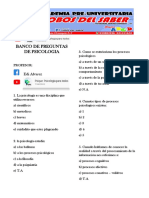 Banco de Preguntas de Psicologia Prof. Edi Alvarez PDF