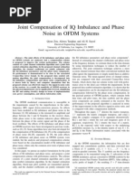 Joint Compensation of IQ Imbalance and Phase Noise in OFDM Systems