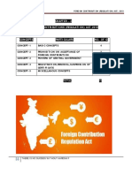 Chapter - 3 Foreign Contributions (Regulation) Act, 2010: Total 1