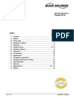 Operating Instructions FZA Pump PDF