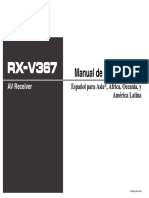 Manual RX-V367 PDF