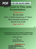 Well Come To This Slide Presentation: Bismilla Hir-Rah Ma-Nir-Rahim