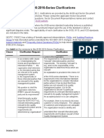 9100-2016 Series Clarification Table 10-2019