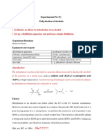 Dehydration of Alcohols