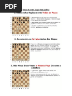 Dicas de Como Jogar Bem Xadrez