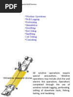 Wireline Operations - Well Logging - Perforating - Stimulation - Swabbing - Hot Oiling - Snubbing Coil Tubing - Cementing