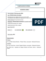 01 Planificacion Operaciones Unitarias I 2019 PDF