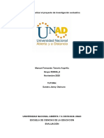 FASE 4 - Realizar El Proyecto de Investigación Evaluativa