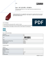 Feed-Through Terminal Block - UK 2,5 N RD - 0719074: Key Commercial Data