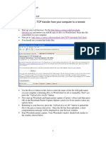 Capturing A Bulk TCP Transfer From Your Computer To A Remote Server