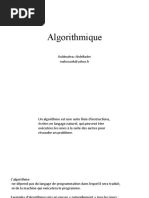 Algorithmique