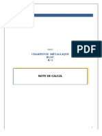 Note de Calcul Charpente Metallique 1 PDF