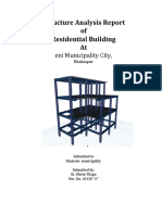 Structure Analysis Report of Residential Building At: Eni Municipality City