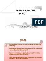 Cost Benefit Analysis (CBA)