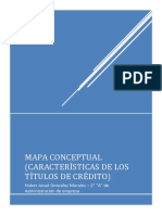 Mapa Conceptual Caracteristicas de Los Titulos de Credito