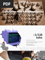 Exploitation ARM and Xtensa Compared