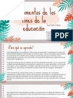 Fundamentos de Los Fines de La Educación