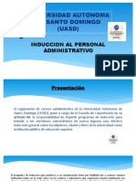 Inducción Personal Administrativo Universidad Autonoma de Santo Domingo Final PDF