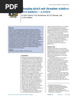 Changing Nickel and Chromium Stainless Steel Markets - A Review