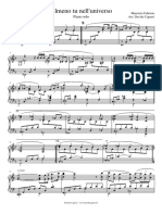 Almeno Tu Nelluniverso Piano Solo PDF