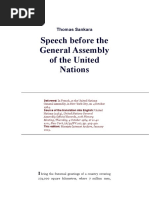 Speech Before The General Assembly of The United Nations: Thomas Sankara