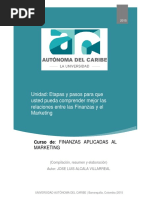 Finanzas Aplicadas Al Mercadeo Unidad Unica PDF