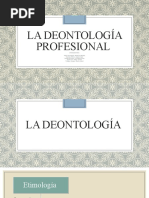 Presentación-La Deontología